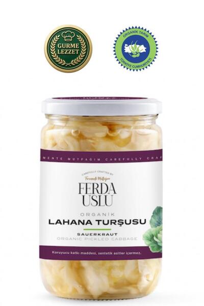 Fermente Mutfağım Organik Lahana Turşusu - Sauerkraut 600 g
