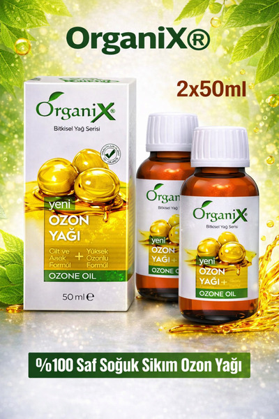 Organix %100 Saf Soğuk Sıkım Ozon Yağı | OrganiX® Bitkisel Cilt ve Ayak Bakım...