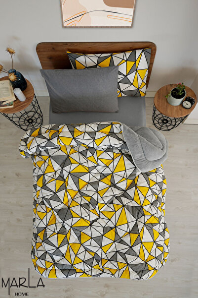 MARLA HOME طقم نوم مفرد بنمط هندسي