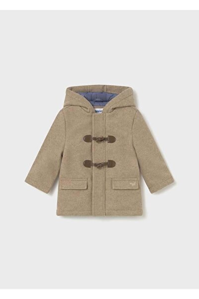 MAYORAL معطف على طراز الترنش للأولاد من عمر 1-4 سنوات باللون البني