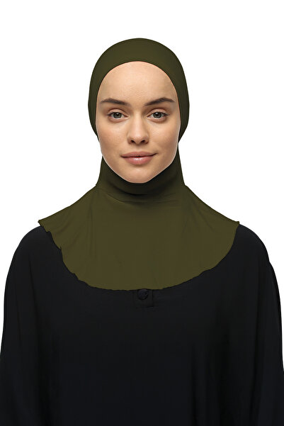 Altobeh Women's Hijab Practical Neck Collar Hijab - Sportsman Bonnet - Khaki