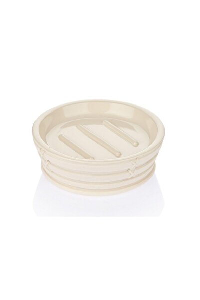 ÇIRPAN EV Beige Colored Palm Solid Soap Bowl