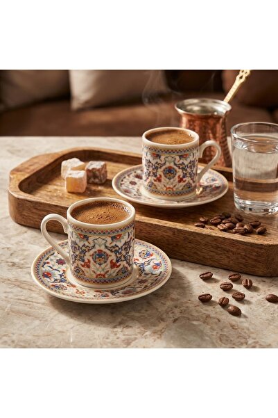 AEN PORSELEN OTTO KAHVE FİNCANI 2 KİŞİLİK 4 PARÇA