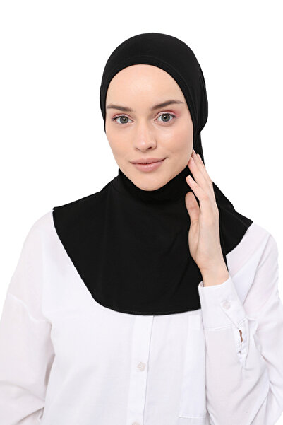 Altobeh Women's Hijab Practical Neck Collar Hijab - Sportsman Bonnet - Black