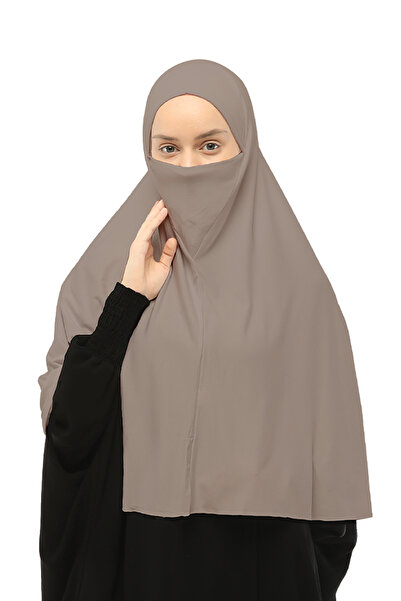 Altobeh Hazır Türban Peçeli Pratik Eşarp Tesettür Nikaplı Hijab - Namaz Örtüs...