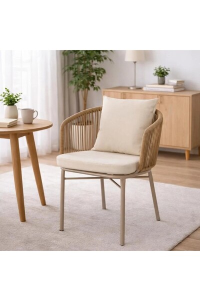 Palma homez Garden chair available, practical design suitable for outdoor use - beige
