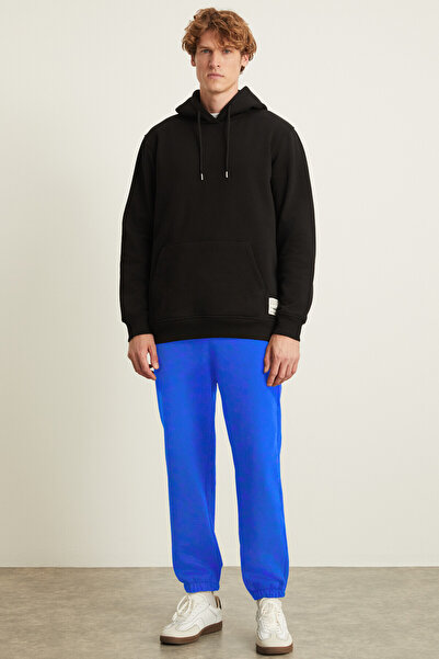 GRIMELANGE بنطال رياضي رجالي من EMRYS مكون من 3 خيوط باللون الأزرق مع خصر مطا...