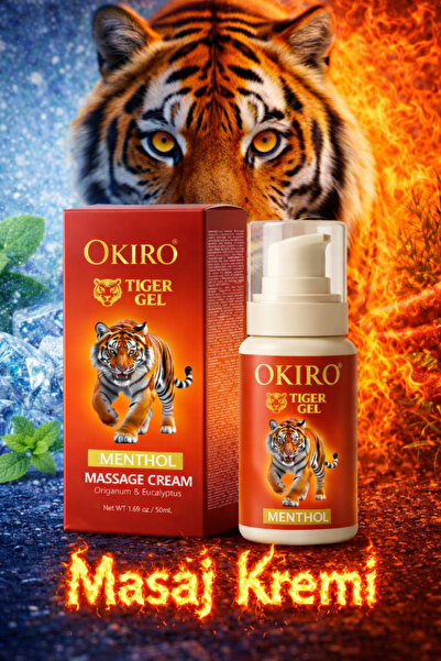 Okiro Mentollü Masaj Kremi 50 ml – Ferahlatıcı & Rahatlatıcı Masaj Kremi