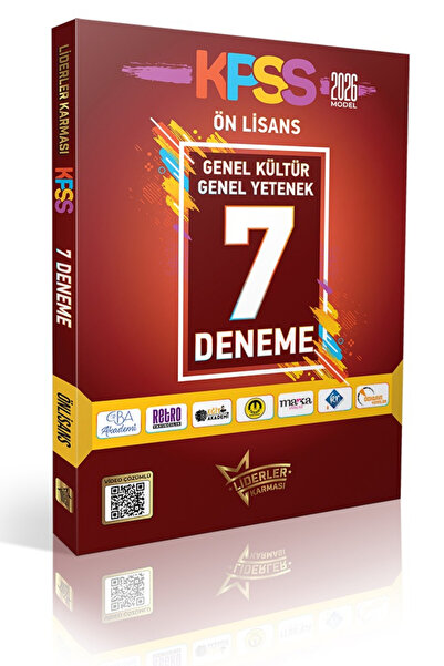 LİDERLER KARMASI 2026 KPSS Genel Yetenek Genel Kültür Ön Lisans Tamamı Çözüml...