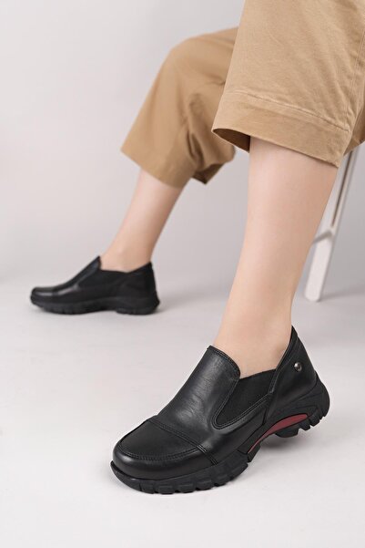 Mammamia D25KA 3480 Pantofi de damă din piele naturală neagră