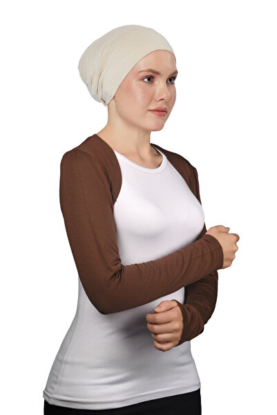 Altobeh Bolero Hijab Mânecă Lungă - Ciocolată