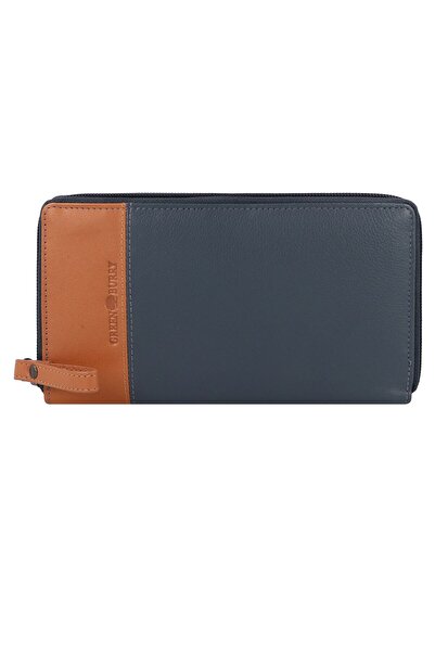 Greenburry Nappa Geldbörse RFID Schutz Leder 19.5 cm