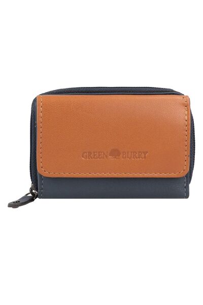 Greenburry Nappa Geldbörse RFID Schutz Leder 11 cm