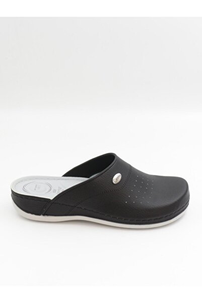 BENTO 52003 Papuci Sabo pentru bărbați, negri, anatomici, cu față închisă