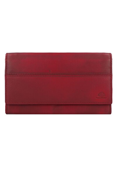 Greenburry Destressed Geldbörse RFID Schutz Leder 18.5 cm