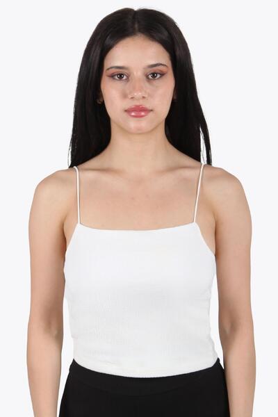 Mckanzie 5107 Μοντέλο Raschel Crop Top - Ελαστικό σωλήνα