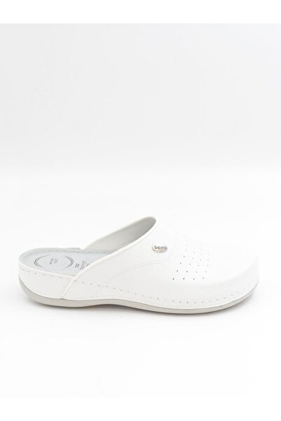 BENTO 52003 Білі анатомічні чоловічі капці з закритим носком