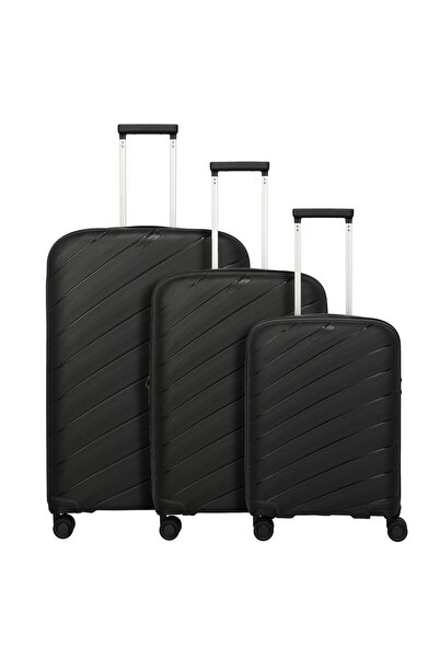 Travelite Burano 4 Rollen Kofferset 3-teilig mit Dehnfalte