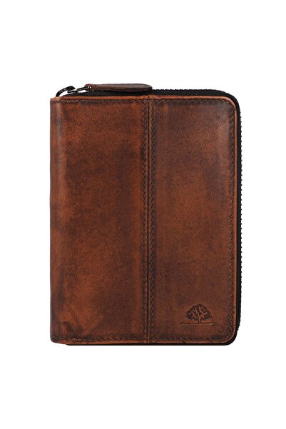 Greenburry Geldbörse destresat RFID Schutz Leder 13 cm