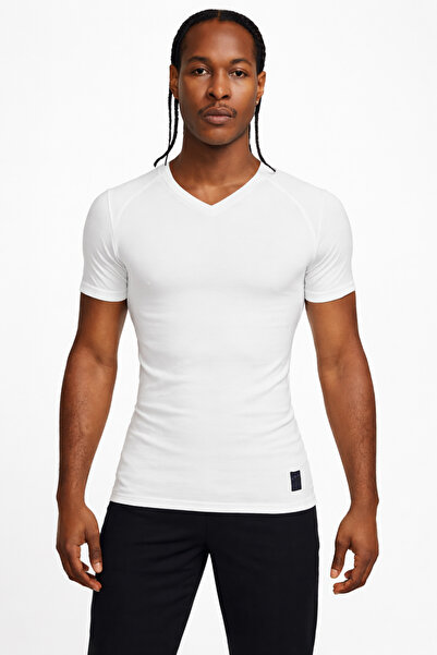 Nike Pro Dry Fit Tight Fit Short Sleeve Hypercool Profesyonel Beyaz Kısa Koll...