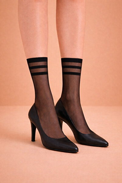 Katia&Bony Women's Konçu Circled Thin Socks