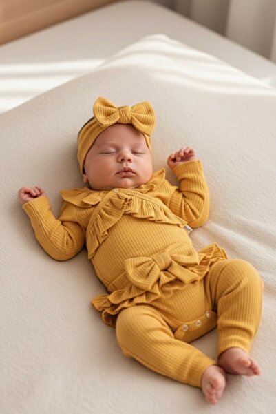 Cherub Baby طفلة ارتداءها القوس مكشكش