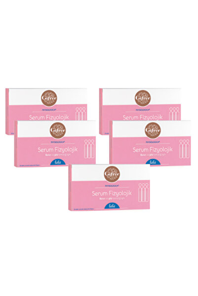 Gifrer Serum Burun ve Göz Temizliği 5ml x 20 Flakon ( 5 Kutu 100 Adet)