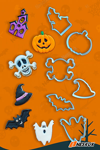 Neskuk قالب كوكيز الهالوين |   قالب كوكيز الهالوين |   قالب كوكيز على شكل هيك...