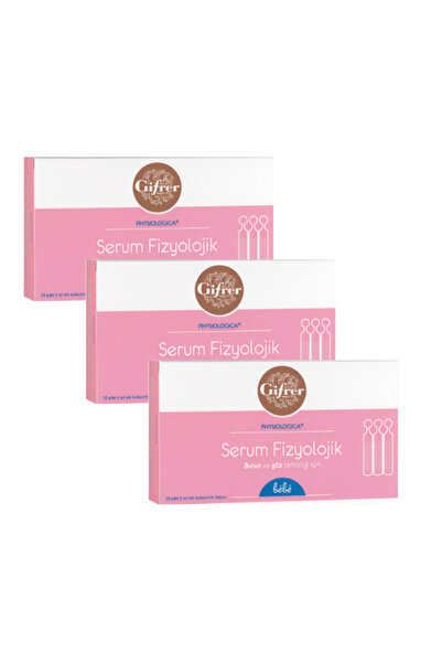 Gifrer Serum Burun ve Göz Temizliği 5ml x 20 Flakon ( 3 Kutu 60 Adet)