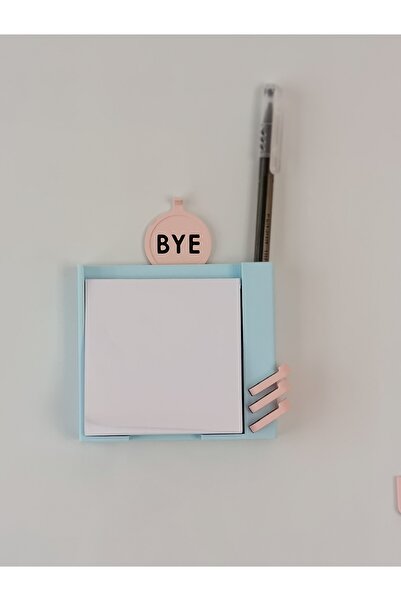 Moldream Magnetic Note Holder and Pen Holder Set – Note Paper Included, 3 Mag...