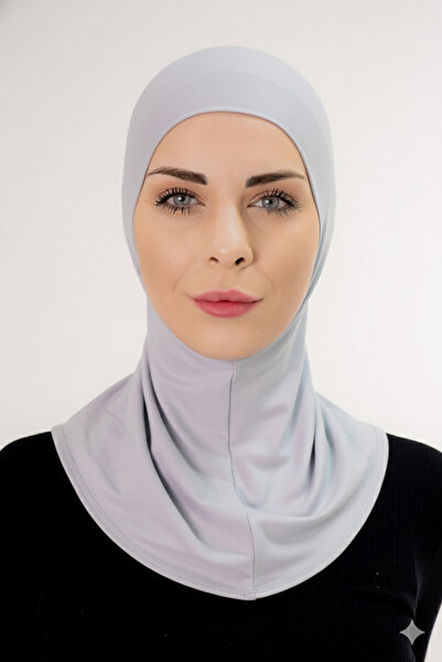 Şalcenneti.com قبعة نينجا عملية مع رباط للرقبة باللون الرمادي