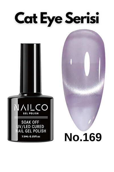 Naıl Co Uv Led Kalıcı Oje 7.5 ml Kedi Gözü Cat Eye Magnetik Seri Nailco 169
