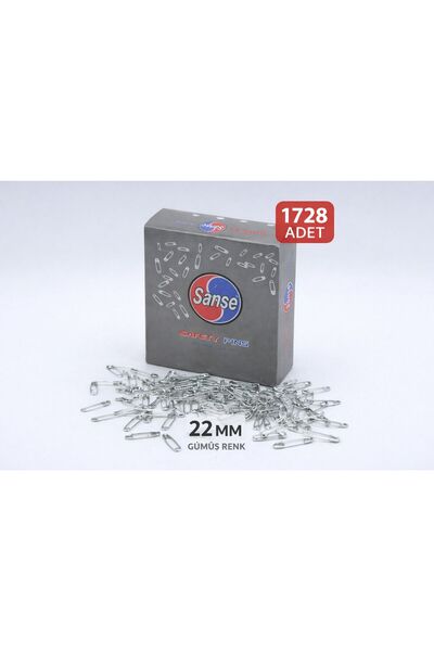 Sanse 22 mm Çengelli İğne – Gümüş Renk | 1728 Adet