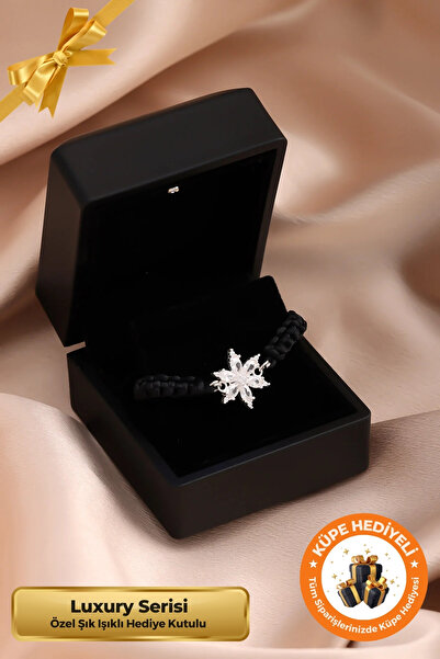 Lucente Jewellery Luxury Serisi Işıklı Hediye Kutulu 925 Ayar Gümüş Kaplama B...