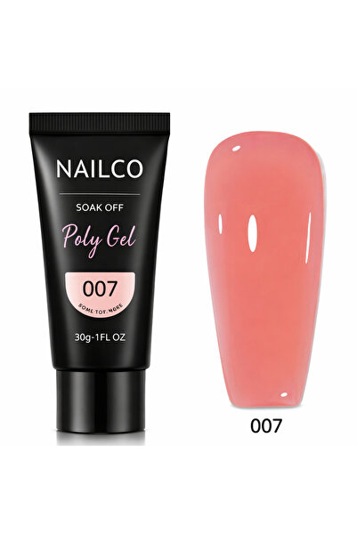 Naıl Co Polygel Protez Tırnak Üst Form Jel Polijel 30 ml No: 07