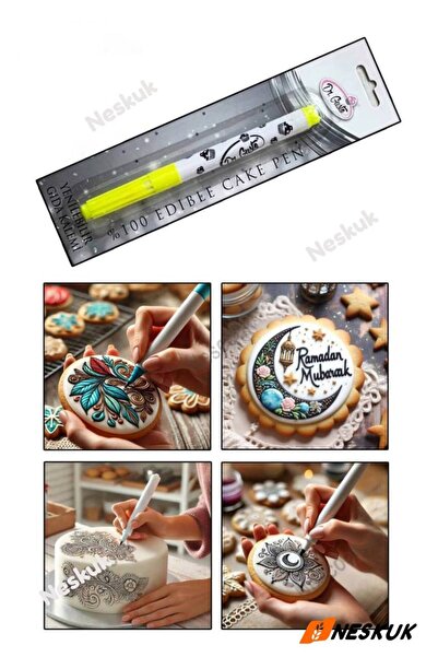 Neskuk Yenilebilir Gıda Kalemi - Sarı