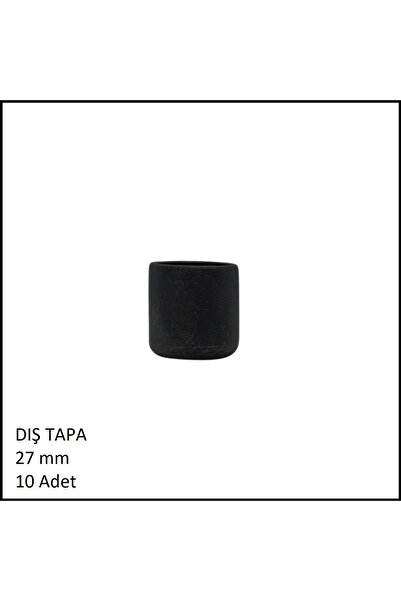 Adilon Plastik Sandalye Profil Tapası Ø27 Mm Dış 10 Adet