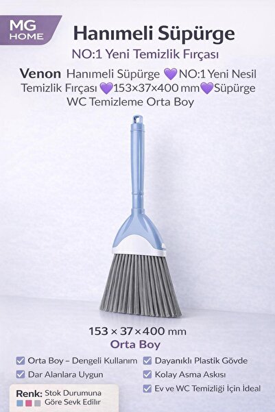 VENON Hanımeli Vacuum Cleaner 💜 No:1 New Generation Cleaning Brush 💜 153X37...