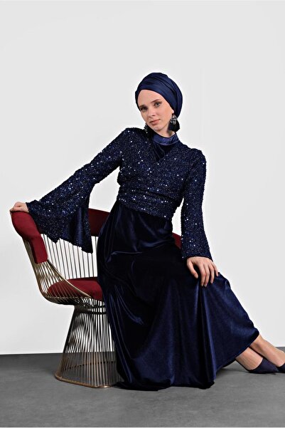 Alvina فستان بأكمام البوق 40291