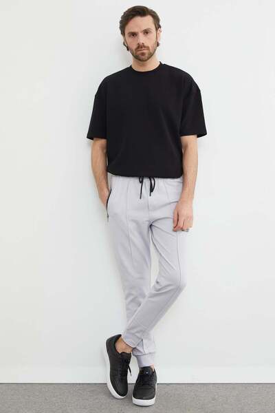 Fulla Moda Beli Lace-Up Green Jogger Sweatpants