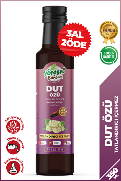 Yöresel Bahçem Dut Özü (350G)