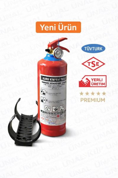 ünalgrup 1KG KKT YANGIN SÖNDÜRME TÜPÜ TÜVTÜRK ONAYLI ÜRETİM 12.2025 TEKRAR DO...