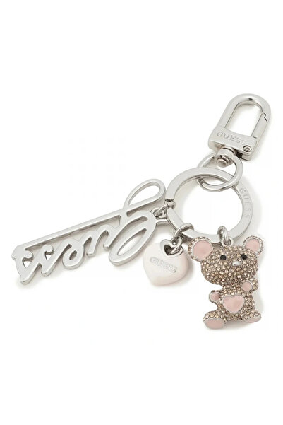 Guess Keyring Women's Gray Keychain Rw1802P5401-Sil