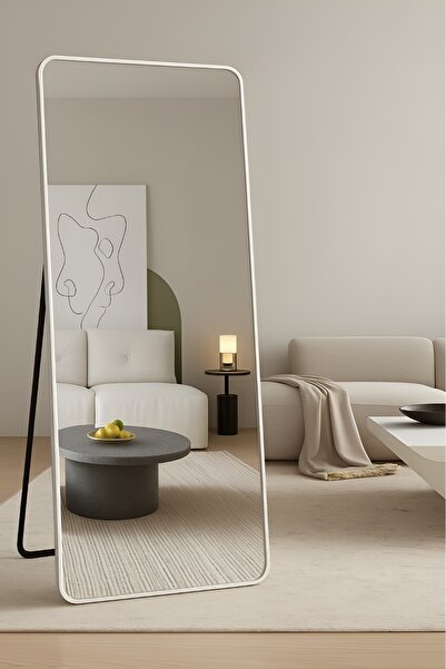 Taimi Large Mirror With Elegant Design 160x50 Cm-full Length Mirror With Whit...
