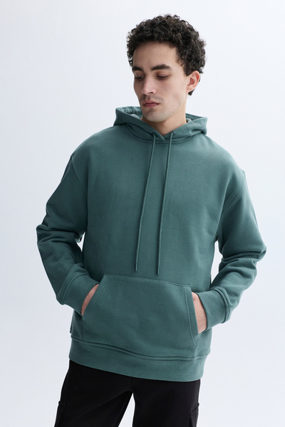Mudo KAPÜŞONLU KANGURU CEPLİ OVERSIZE SWEATSHIRT