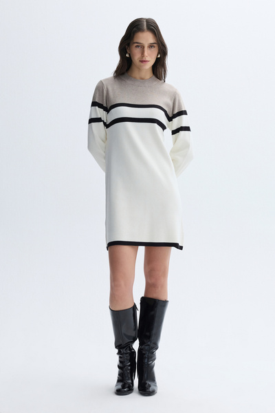 Mudo Stripe Knit Mini Dress