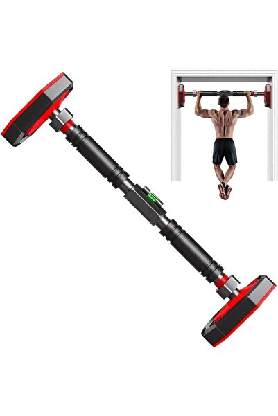 Rovyfota قضيب سحب قابل للتعديل معلق على الباب بدون مسامير مع مقابض مريحة لصال...