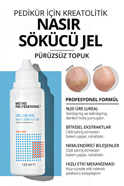 MOMO professional Callus Gel, Nasır Sökücü Jel, Pedikür Için Keratolitik Jel,...