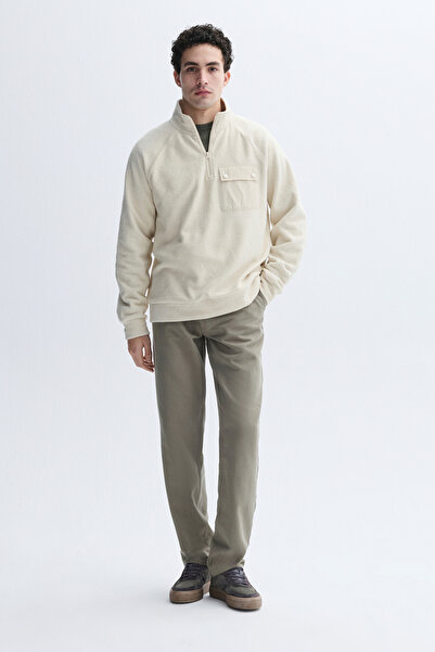 Mudo Liosel Mixed Straight Fit Tie-Waist Pants