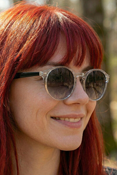 sun factory نظارات شمسية شفافة للجنسين UV400 1355 C0001 - إطار مرن ومتين من TR90